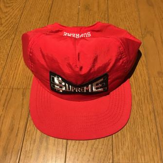 国内正規 Supreme キャップ NYLON 5-PANEL シュプリーム 美品 レッド 赤