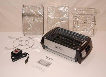 激安大特価，高品質 品 健心 焼き丸 ロースター グリル 焼き肉 焼き鳥 メディアプライス MP-31320 電気網焼き器(カセットコンロ、卓上コンロ)｜売買されたオークション情報、yahooの商品情報をアーカイブ公開 - オ カセットコンロ、卓上コンロ