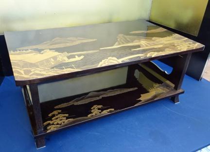 格安，SALE 輪島塗 赤地宗春 作 梨地 山水楼閣 縁銀 切金蒔絵 冠台 二重花台(棗)｜売買されたオークション情報、yahooの商品情報をアーカイブ公開 - オークファン 棗