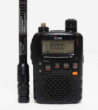 ICOM IC-R5 受信機 0.1～1309MHz 受信改造済み アイコム 広帯域