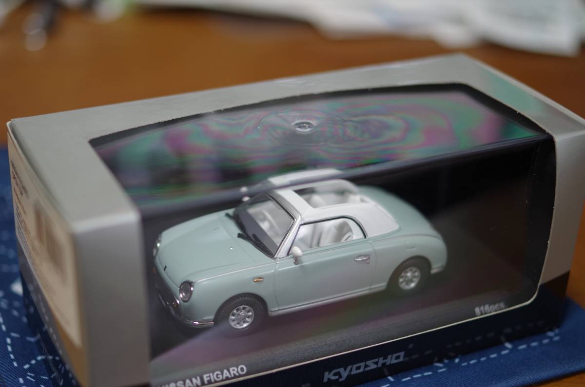京商 1/43 日産 NISSAN FIGARO フィガロ Blue 【公式通販】