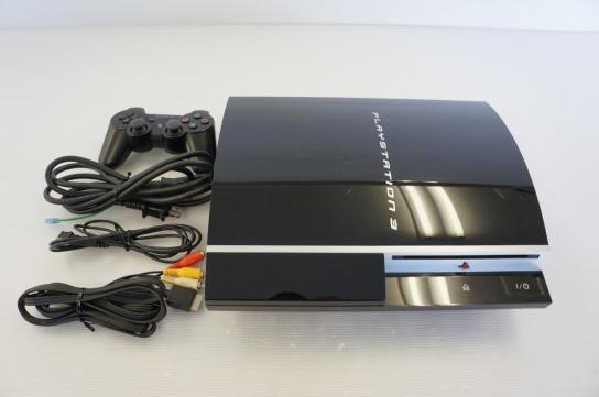 ☆中古　Sonyソニー PlayStation 3 (80GB) ブラック (CECHL00)　説明書・箱無し☆N8