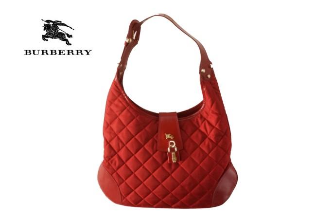 BURBERRY エスタブリッシュド キルティング レザー トートバッグ 