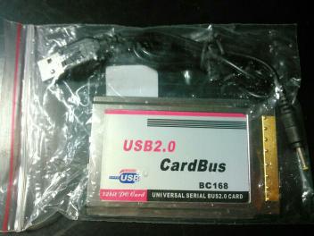 USB2.0 2ポート増設 PCカード CardBus ツライチタイプ ②(USBインターフェイスカード)｜売買されたオークション情報 ...