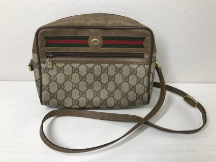 オールド グッチ ヴィンテージ GG柄 ショルダー バッグ
