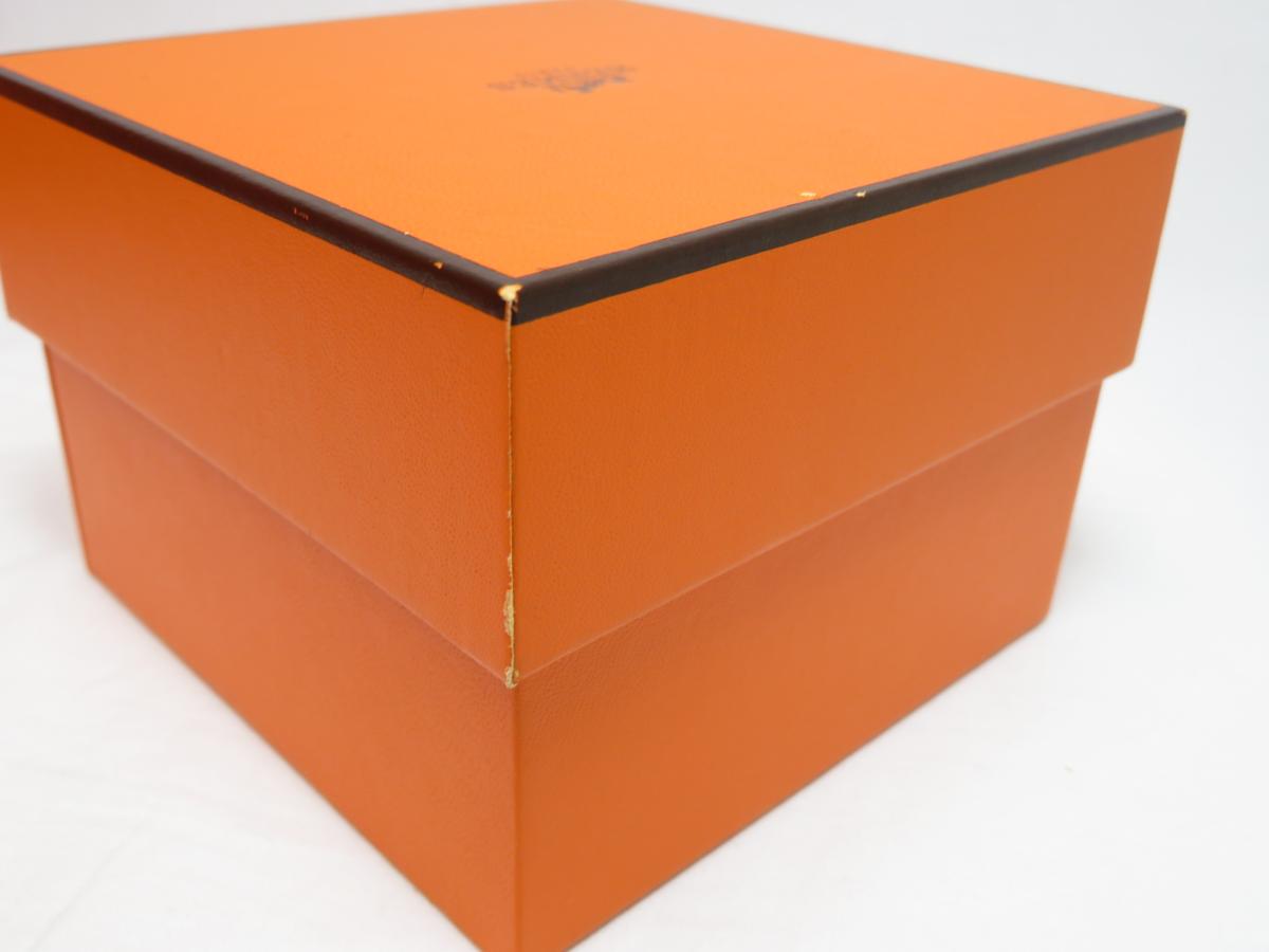 HERMES エルメス 時計 ケース 箱 BOX 取扱説明書 オレンジ W約11cm×H約