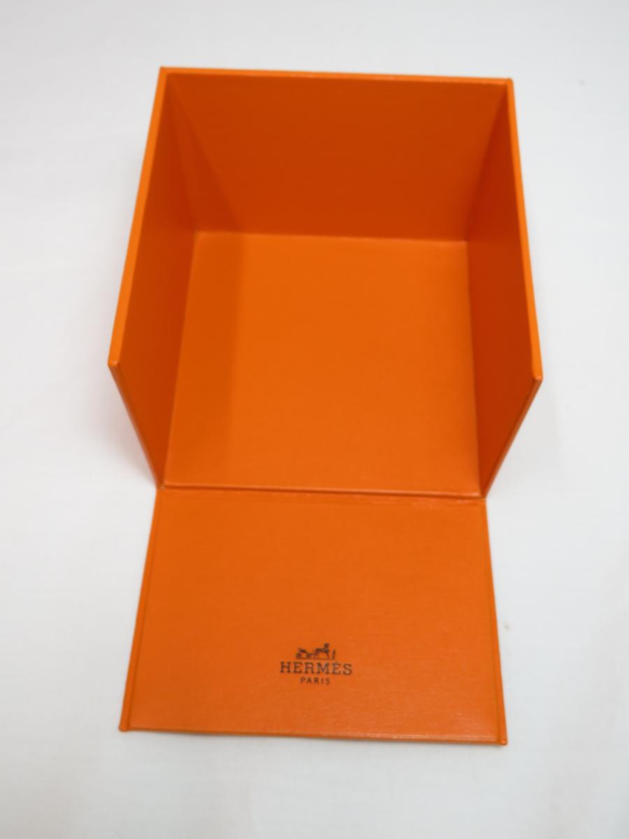 HERMES エルメス 時計 ケース 箱 BOX 取扱説明書 オレンジ W約11cm×H約