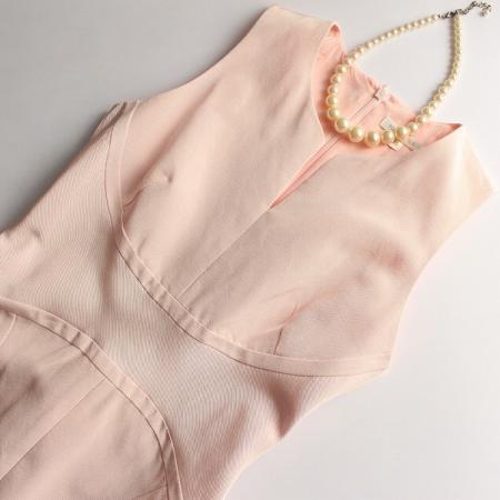 PAULE KA ポールカ☆立体裁断 上品可愛い美ラインワンピース size36 