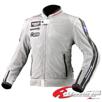 コミネ JK-014/SILVER/L ライディングメッシュジャケット レジェンド KOMINE 07-014