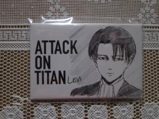 進撃の巨人 WIT STUDIO リヴァイ スクエア 缶バッジ コレクション 浅野