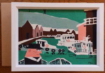 そらさま 専用ページ 柳原良平 柳原良平 アンクルトリス 油彩 肉筆画