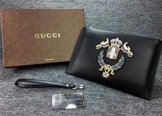 GUCCI 長財布 ブラック ハンドバッグ　グッチ　レザー人気 27*18cm