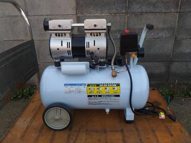 EARTH MAN ACP-150SL 静音 オイルレス エアーコンプレッサー 100V 25L