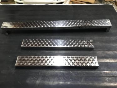 軽トラ ステンレス リアバンパー ウロコ軽トラ用ステンレスサイド