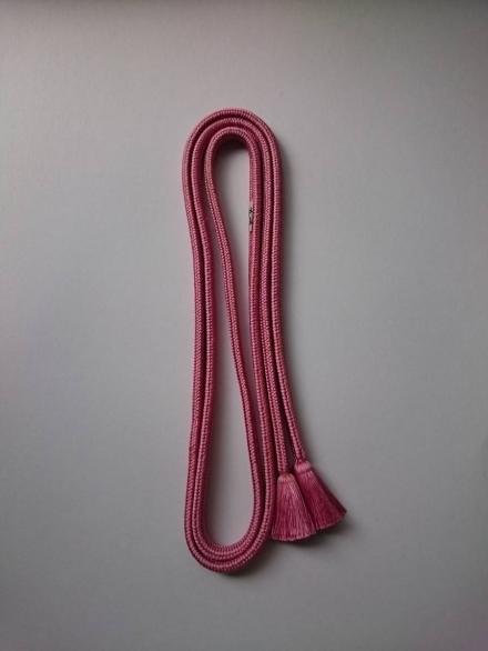 道明 有職組紐 冠組無地帯締め 月初の大売出し！ ≪中古美品 冠組