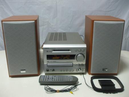 □ONKYO FR-X7 ☆ オンキョー CD/MDコンポ ☆ リモコン付 動作OK