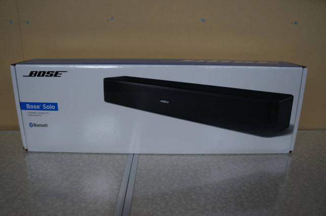 BOSE ボーズ Solo TV SPEAKER サウンドバー リモコン 壁掛け金具付属