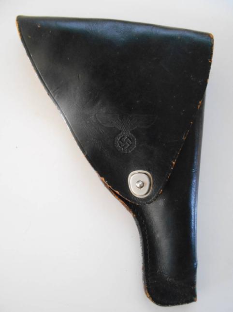 ホルスター　ドイツ　ＷＷ２　ルガーＰ０８、ワルサーＰ３８用？　古いモデルガン用のようです。