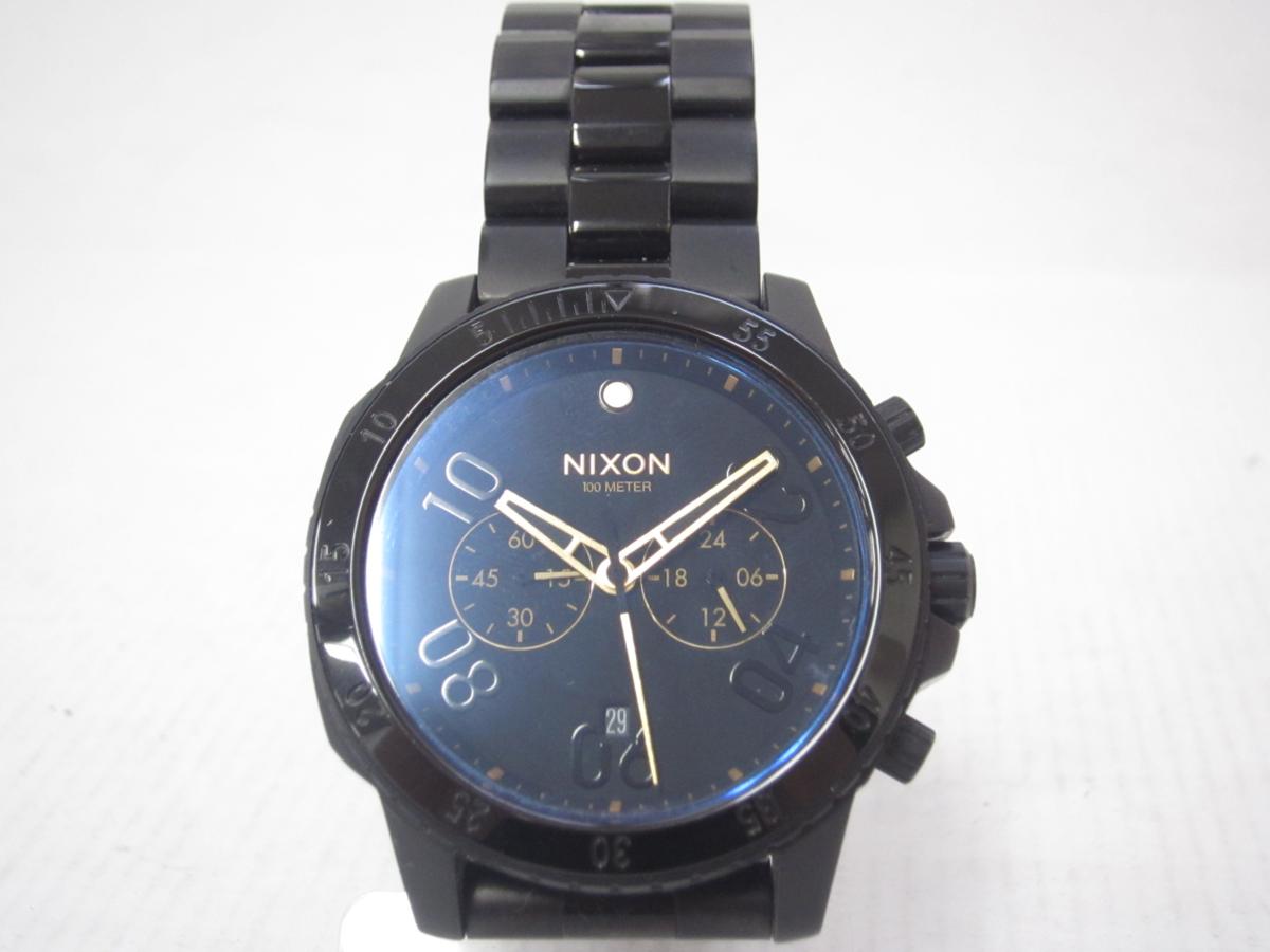 NIXON ニクソン RANGER CHRONO BLACK GOLD メンズ クォーツ 腕時計 