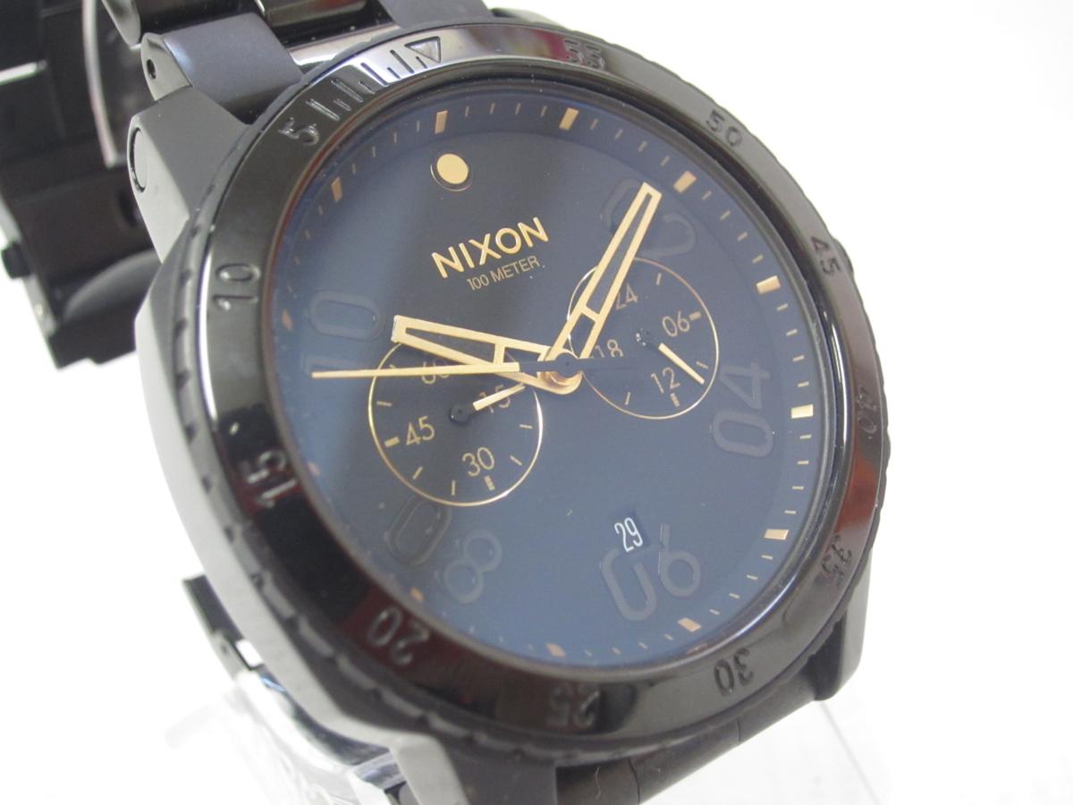 NIXON ニクソン RANGER CHRONO BLACK GOLD メンズ クォーツ 腕時計 