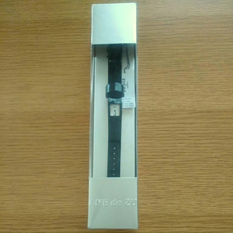 定価14，700円!! 新品 CABANE de ZUCCa 腕時計 黒 ブラック AWGK024