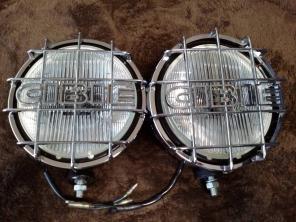 美品☆CIBIE☆シビエ　フォグランプ　ストーンガード付（メッキ）丸型　2個セット_1