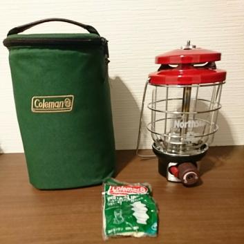 【美品 2回のみ使用】コールマン　2500ノーススター　LPガスランタン　