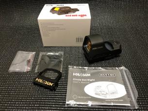 実物 Holosun ホロサン HS510C リフレックス ドット サイト レンズプロテクター付 新品同様