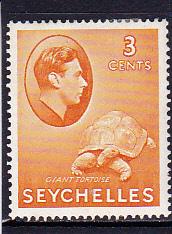 2　セーシェル　1938～41年　SC#127　＜カメ＞　未使用切手_1