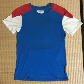 人気セール，低価 マルタンマルジェラ トリコロールTシャツ48 レア(半袖Tシャツ)｜売買されたオークション情報、yahooの商品情報をアーカイブ公開 - オークファン 男性用