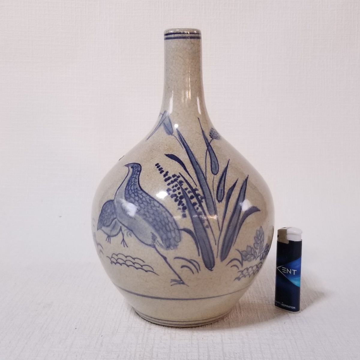 古伊万里 | 染付 江戸後期 iichi 膾皿 くらわんか皿 D765 草花文 日々