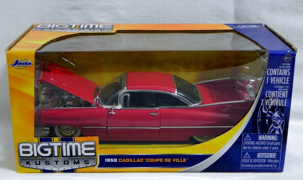 Jada Toys 1/24 1959 キャデラック クーペ デビル レッド CADILLAC