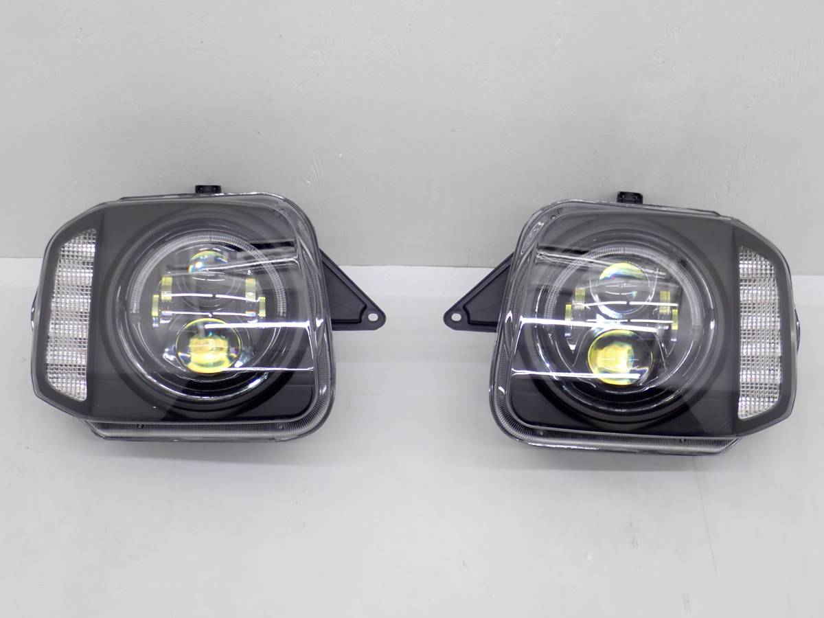 車検対応 即納 ジムニー フルLED CCFL プロジェクター LEDヘッドライト