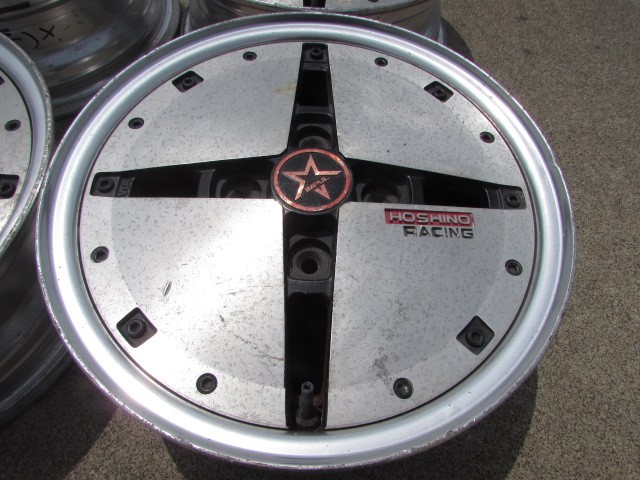 Ξ3077 希少☆当時物 ホシノレーシング ホシノ インパル 14×5.5J+38 PCD110/4H 旧ダイハツ等 旧車に ジャンク品 売り切り☆彡 4本