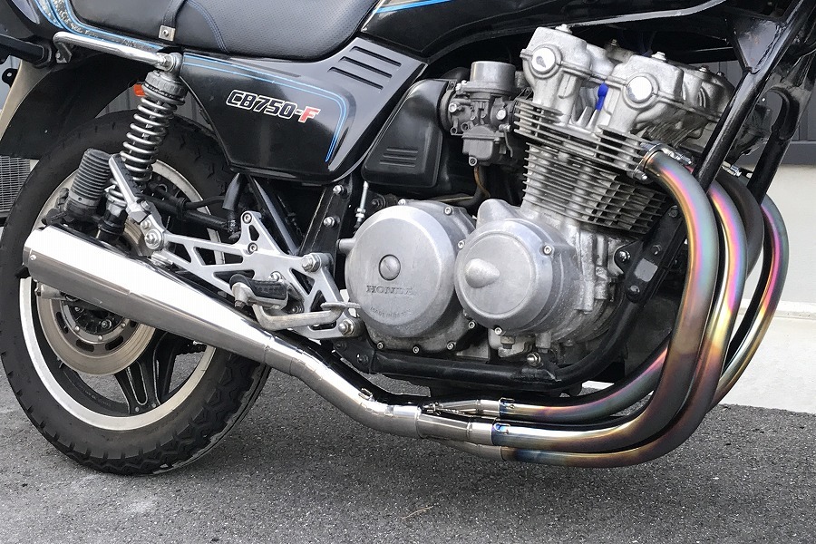 GWセール！ CB750F ゼス ステンレス手曲げクロス スペンサータイプ