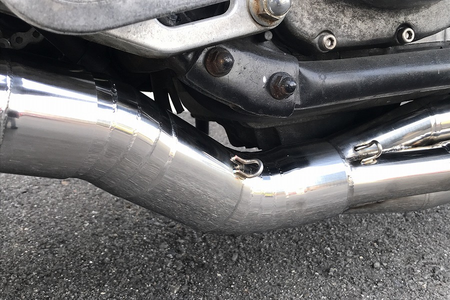 GWセール！ CB750F ゼス ステンレス手曲げクロス スペンサータイプ