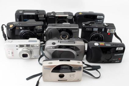 ☆ジャンク☆コンパクトフィルムカメラ まとめ売り konica/fuji