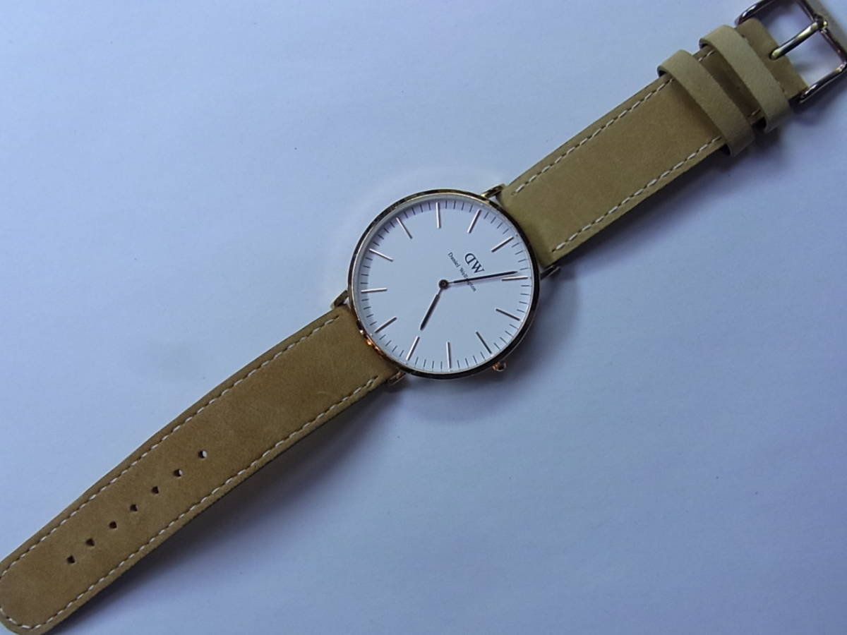 100円～良品 Daniel Wellingtonダニエルウェリントン メンズ クォーツウォッチ 腕時計