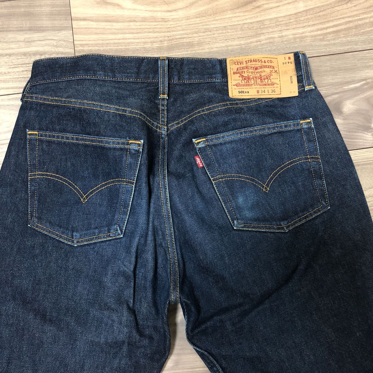 リーバイス501 米国製 W34 L36 濃紺 リーバイス 501 USA W34 L36 