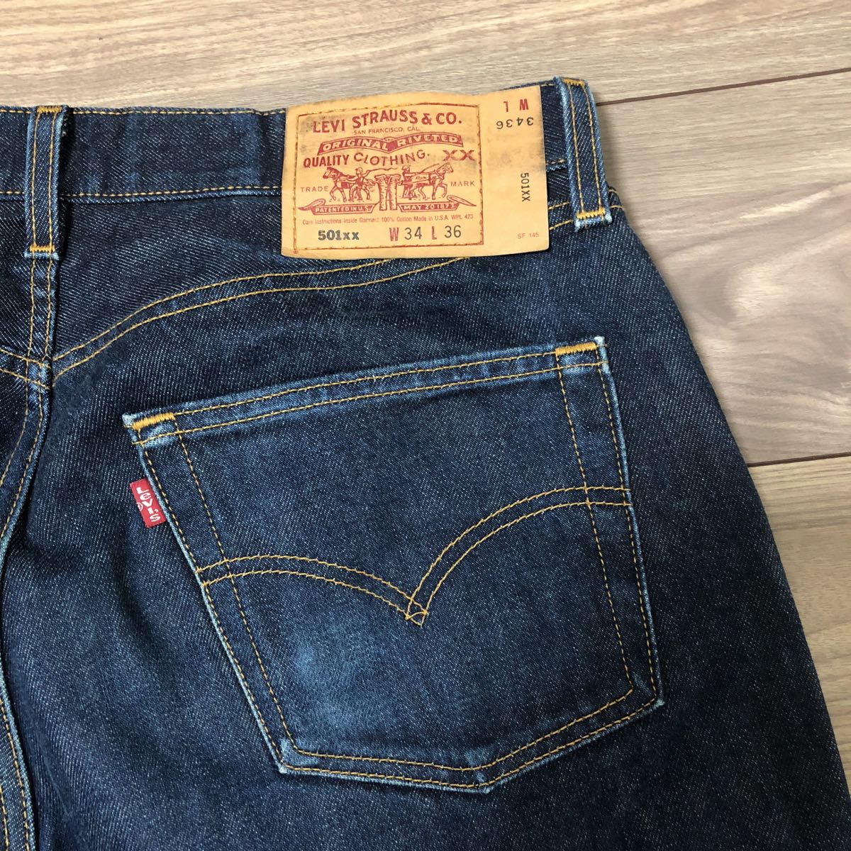 Levi\u0027s 501XX 90s W30 アメリカ製 バレンシア デニム 濃紺 