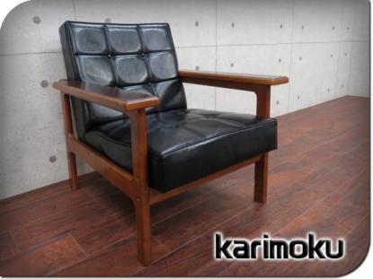 □karimoku/カリモク□オールド□Kチェア□スタンダードブラック
