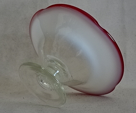 専用です。大正〜昭和初期 氷コップ 乳白色 赤と青 セット