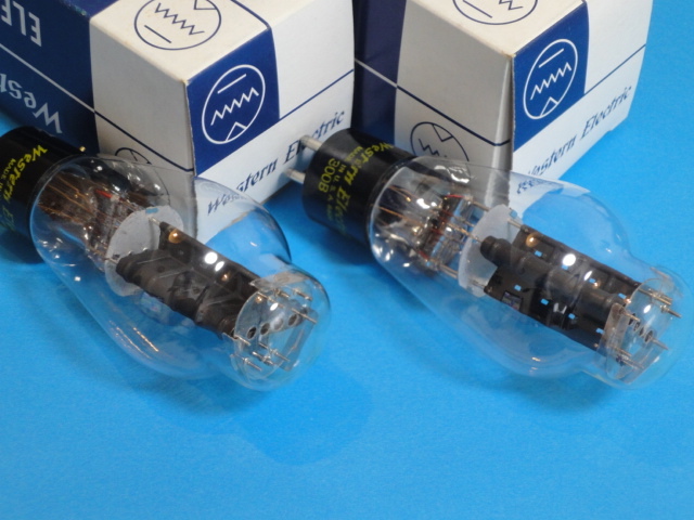 ◆Western Electric 300B ウエスタンエレクトリック WE300B　真空管 1988年26週製　　実機＆試験機でチェック済中古良品 復刻版となる前1988年製WE300Bペアチューブ中古良です