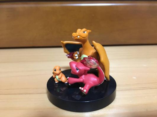 ポケモン 立体ポケモン図鑑 フィギュア ヒトカゲ リザード リザードン