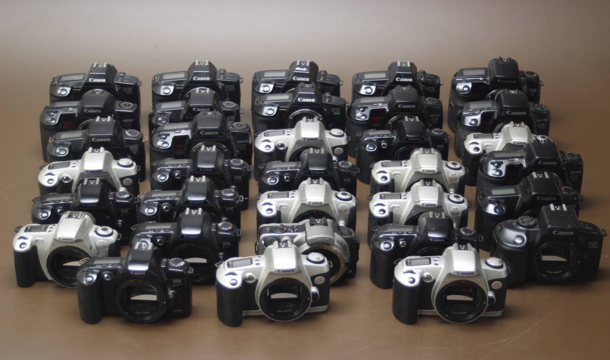キャノンフィルムカメラセット❗️ 保証書有 Canon キャノン 一眼レフカメラ フィルムカメラ まとめて33点