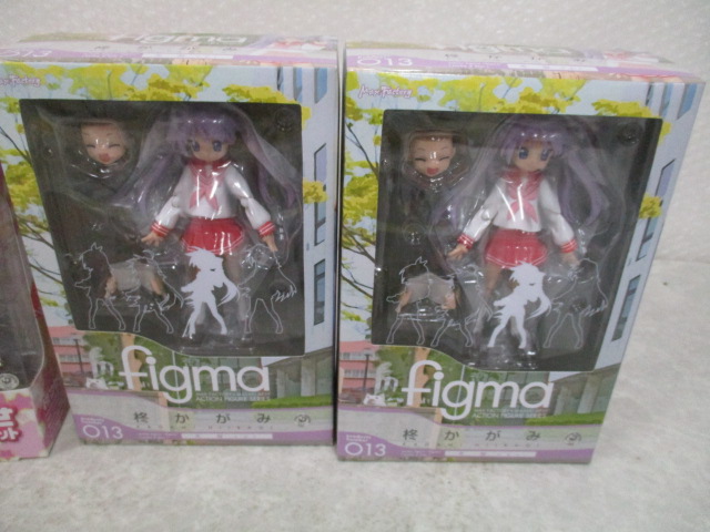 未開封 らき☆すた WAVE 柊かがみ&つかさ 制服 Ver.，figma 柊つかさ