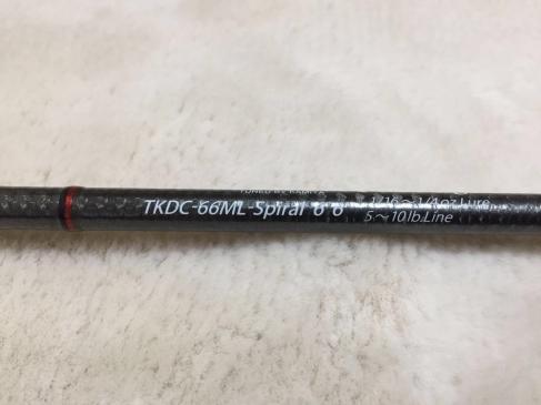 【美品】エバーグリーン カレイド デジーノ クオッドライト TKDC-66ML-Spiral スパイラルガイド イマカツ ベイトフィネス