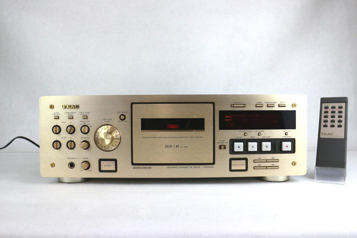 ☆ジャンク品☆カセットデッキ V-6030S TEAC ティアック TEAC V-6030S 