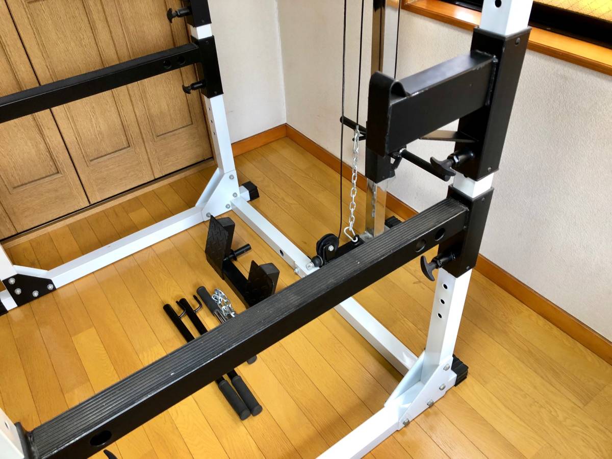 t*u様 【埼玉引取限定】★マーシャルワールド★パワーラック★おまけバーベルセッ パワーラック マーシャルワールド 公式通販 マーシャルワールド パワー