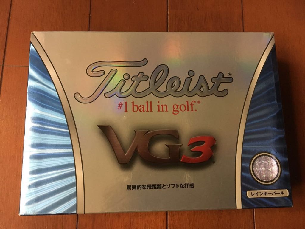 VG3 レインボーパール タイトリスト Titleist 1ダース 新品未使用 アクシネットジャパン正規品 送料全国一律510円 消費税ナシ ロゴ有り